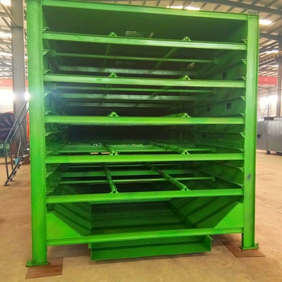 500-1000 kg/h Acero carbono Carbón de la cadena de briquetas de la placa secador de malla de la correa secador con 1