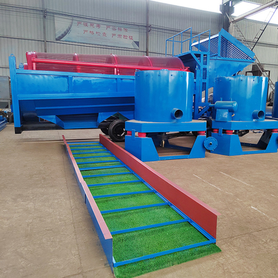 Lavadora de oro aluvial máquina de minería de oro móvil pantalla de tambor para resultados confiables