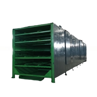 Máquina de secado de transportadores de briquetas de verduras y carbón con cinturón de malla de acero al carbono
