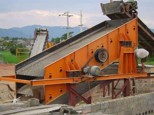 Equipo de detección de carbón pantalla vibratoria de piedra para alimentación tamaño inferior a 300 mm
