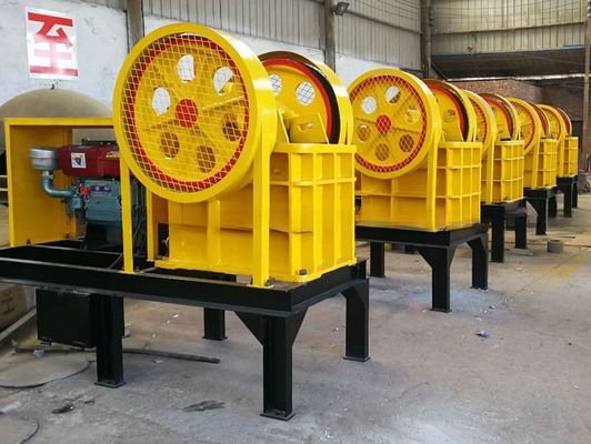 PE400x600 Maquina de trituración de mandíbula de piedra de mineral de oro para salida en planta de fabricación de 30kw