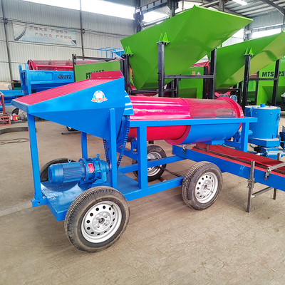 Gran capacidad 520 KG Capacidad Pequeño tambor de oro para minería de oro aluvial de 5 a 10 t/h