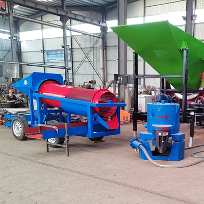 Gran capacidad 520 KG Capacidad Pequeño tambor de oro para minería de oro aluvial de 5 a 10 t/h