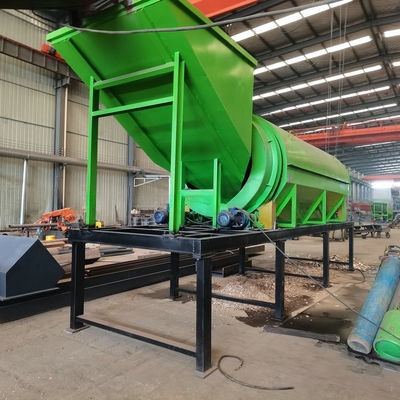 Procesamiento de compost Trommel Screen con diseño circular y tamaño de alimentación inferior a 300 mm
