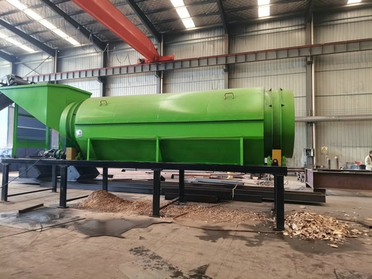 Procesamiento de compost Trommel Screen con diseño circular y tamaño de alimentación inferior a 300 mm