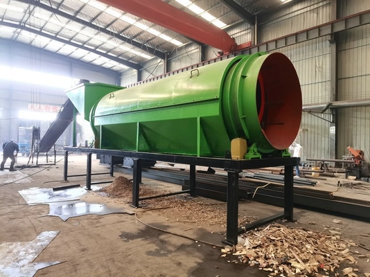 Procesamiento de compost Trommel Screen con diseño circular y tamaño de alimentación inferior a 300 mm