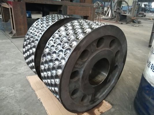 Partes de repuesto para máquinas de briqueteo de rodillos de carbón, sistema de alimentación por tornillo y piel de rodillos