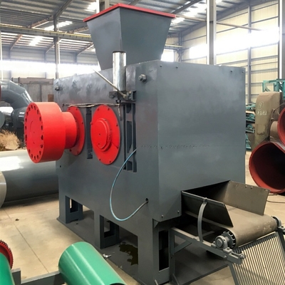 Máquina de extrusión de briquetas de turfa para la producción de carbón a medida con diámetro de rodillo grande