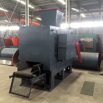 Máquina de extrusión de briquetas de turfa para la producción de carbón a medida con diámetro de rodillo grande