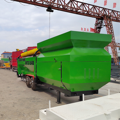 380V 415V Compost Trommel móvil giratorio para la extracción de oro aluvial
