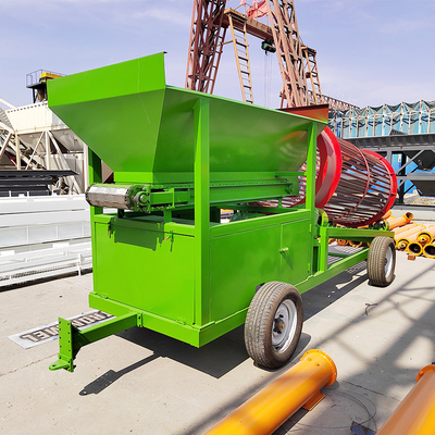Energía Minería Rotativa Serradura Tambor de pantalla para 2200 KG Trommel de leña móvil de venta