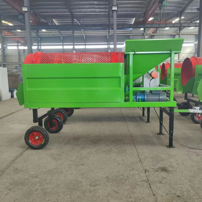 Tamaño de alimentación Menos de 300 mm Máquina de pantalla de arena de rodillo sin eje para piedra azul