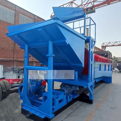 Tamaño de alimentación de roca Menos de 300 mm Planta móvil de lavado de oro con concentrador