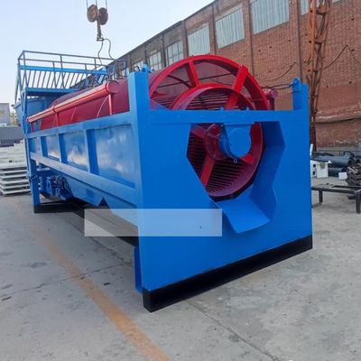 Tamaño de alimentación de roca Menos de 300 mm Planta móvil de lavado de oro con concentrador