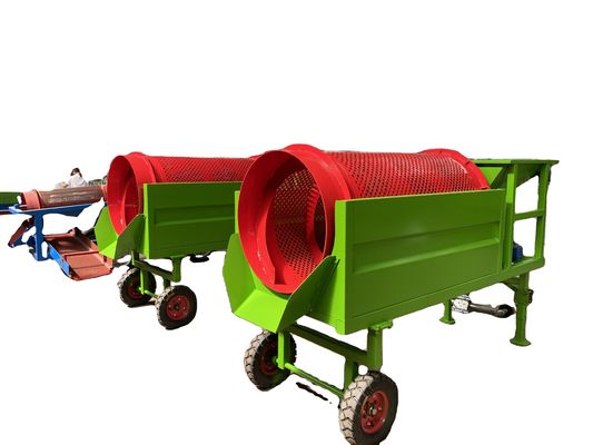 Circular Garden Valley Organics Natural Organic Potting Soil Gravel Sand Topsoil Compost Trommel Screener El material utilizado para la preparación de la compostaje es el agua.