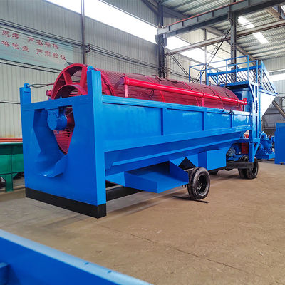 2200 KG Máquina móvil de lavado para lavar y separar el oro