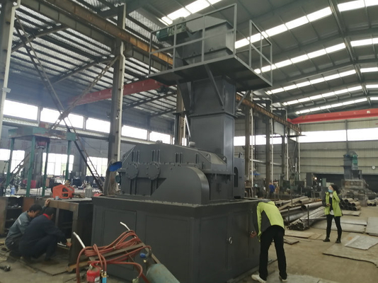 Máquina de briquetado de hierro esponja para la línea de producción de briquetas de polvo de hierro