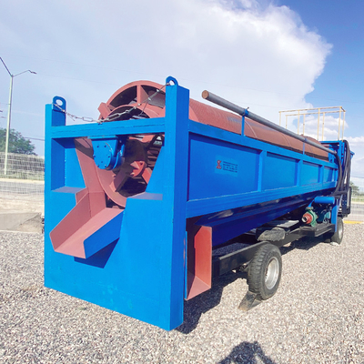Máquina de limpieza y limpieza de tambores rotativos de oro de alta capacidad para tiendas de materiales de construcción