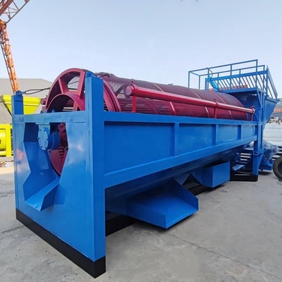Máquina de limpieza y limpieza de tambores rotativos de oro de alta capacidad para tiendas de materiales de construcción