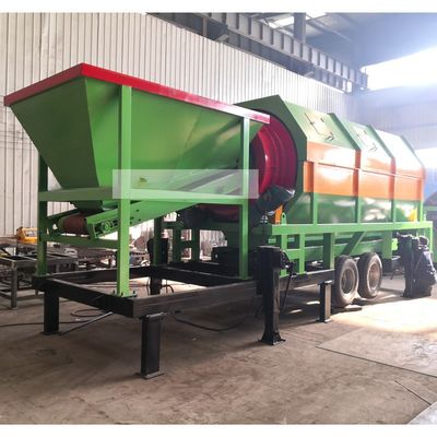 Instalación de minería energética Vibración manual Compost Pantalla de tamiz de rotación para cribado