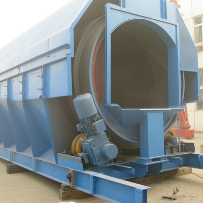 2200 KG de capacidad separador de arena y grava de tambor con material de pantalla de acero inoxidable