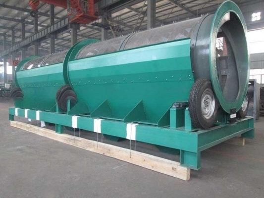 2200 KG de capacidad separador de arena y grava de tambor con material de pantalla de acero inoxidable