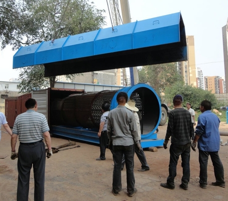 2200 KG de capacidad separador de arena y grava de tambor con material de pantalla de acero inoxidable