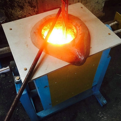 Mini horno de inducción eléctrica para la fusión a pequeña escala en talleres de materiales de construcción