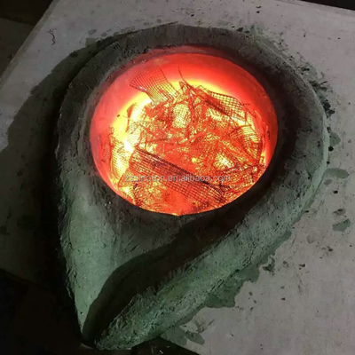 Mini horno de inducción eléctrica para la fusión a pequeña escala en talleres de materiales de construcción