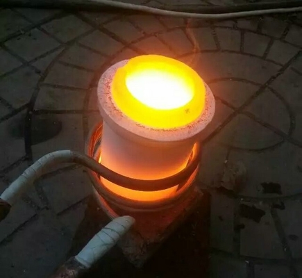 Mini horno de inducción eléctrica para la fusión a pequeña escala en talleres de materiales de construcción
