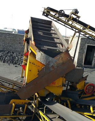 Separación de pantallas vibratorias para agregados rotativos