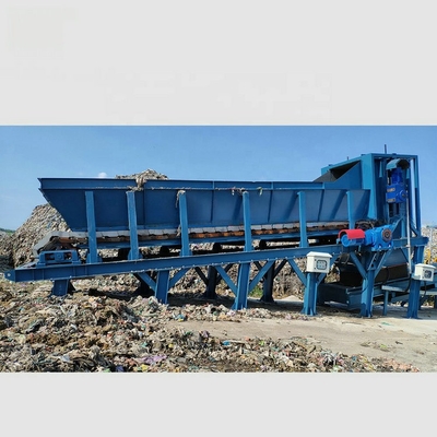 El tambor rotativo de clasificación de basura para el reciclaje de basura mejora el proceso de gestión de residuos