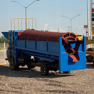 Lavadora rotativa de tambor para la recuperación de oro natural en diferentes modelos