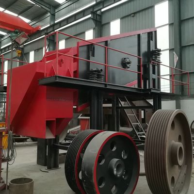 Cribado portátil para minería de canteras circular vibratorio con capacidad de 1400-12000 kg
