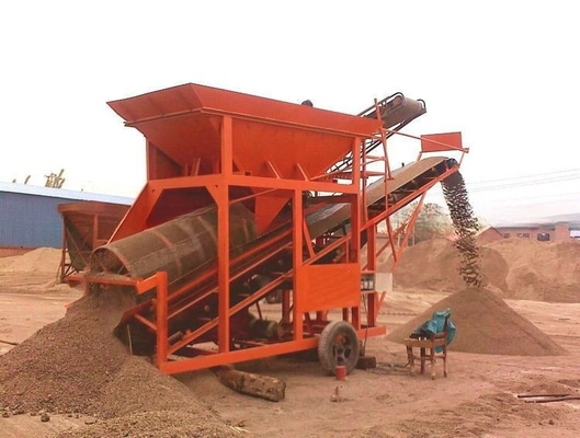 380v/415v/440v Máquina de tamboletos giratorios para el tamizado de la piedra de la mina