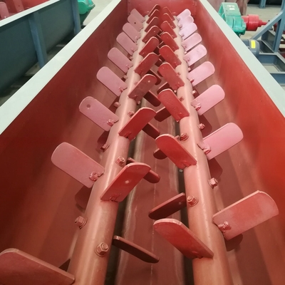 Mezcladora de carbón de doble eje para la producción y construcción de ladrillos