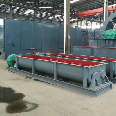 Mezcladora de carbón de doble eje para la producción y construcción de ladrillos