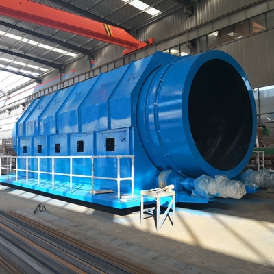 Instalación de reciclaje de residuos con sistema de limpieza de bolas de goma de tamaño inferior a 300 mm