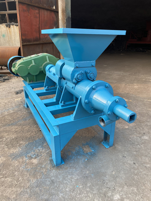 4-80mm BBQ cilindro briquetas carbón carbón MBJ140 Extrudor Presión máquina de briqueteo