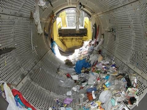 Eficiencia de clasificación del 98% Máquina automática de clasificación de residuos para gestión de residuos de 6,5 a 10 toneladas