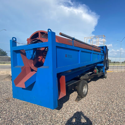 98% Alta tasa de recuperación Equipo de minería de oro Planta móvil de lavado de oro con manual de usuario