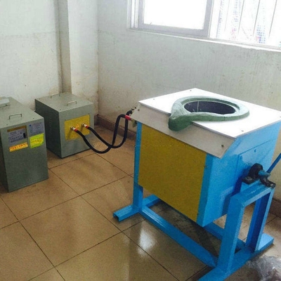 Horno de inducción de fusión de aluminio metálico 10-200 kg con operación fácil y 3000 grados