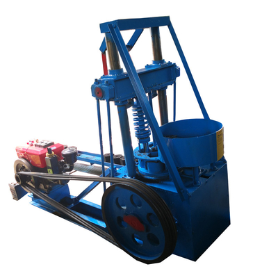 Materia prima del viento de carbón Motor diesel Prensa de carbón Hexágono Briquette haciendo máquina