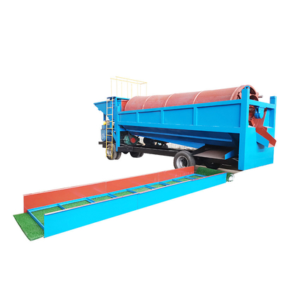 Línea de clasificación de capacidad personalizable Trommel Screen para equipos de procesamiento de minerales