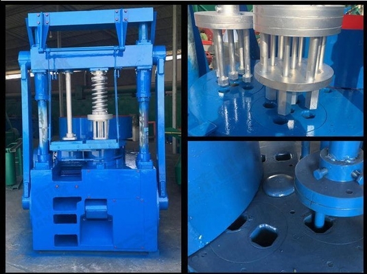 AC Motor Filipinas carbón turba cáscara de coco carbonizado Carbón perforando prensa máquina de briquetas