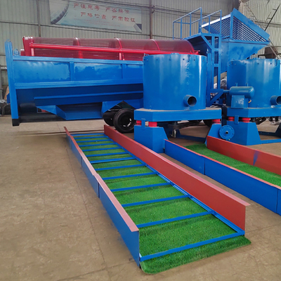 Fabricación personalizada de oro aluvial planta de lavado de diamantes equipo de separación de minería móvil
