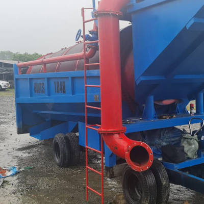 Fabricación personalizada de oro aluvial planta de lavado de diamantes equipo de separación de minería móvil