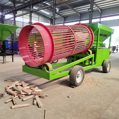 Equipo de minería de oro pantalla de tambor para tamizado de astillas de madera a 380V/415V/440V de voltaje