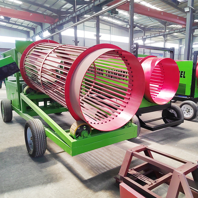 Equipo de minería de oro pantalla de tambor para tamizado de astillas de madera a 380V/415V/440V de voltaje