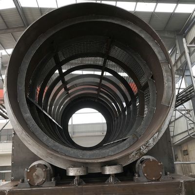 Energía Minería Mobile Rotary Wood Chip Screen con y Menos de 300 mm de tamaño de alimentación